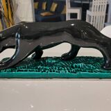 Ceramic Panther Vallauris art deco 1930