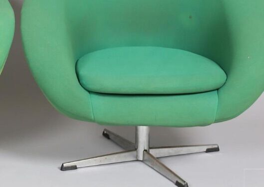 Pair of swivel chairs