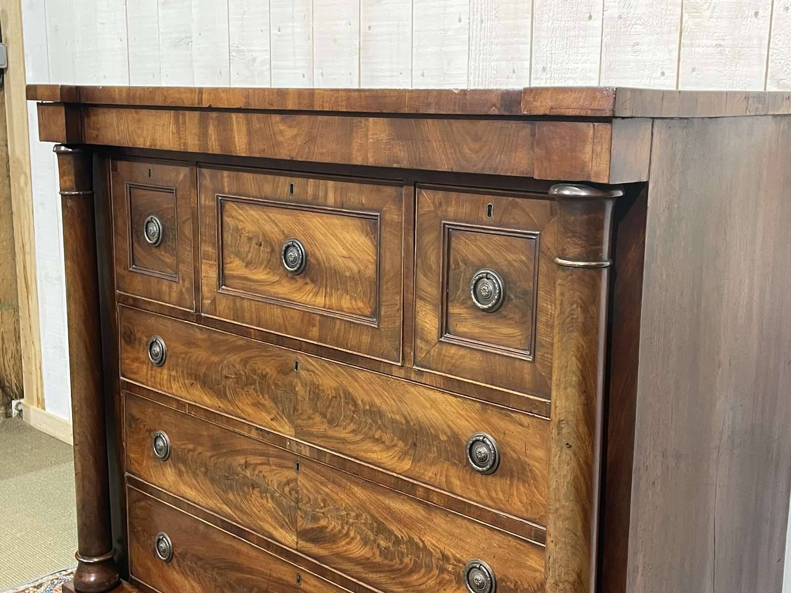 19th century Victorian mahogany chest of drawers