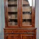 Louis Philippe period mahogany library and secretary cabinet