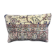 Coussin lombaire délavé vintage avec fleurs 40x60cm