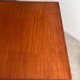 Old Scandinavian design rectangular teak table from the 60s vintage