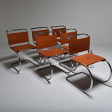 Mr10 chair series by ludwig mies van der rohe, italie 1980