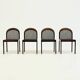 Set of four Mid-Century dining chairs by Lübke
