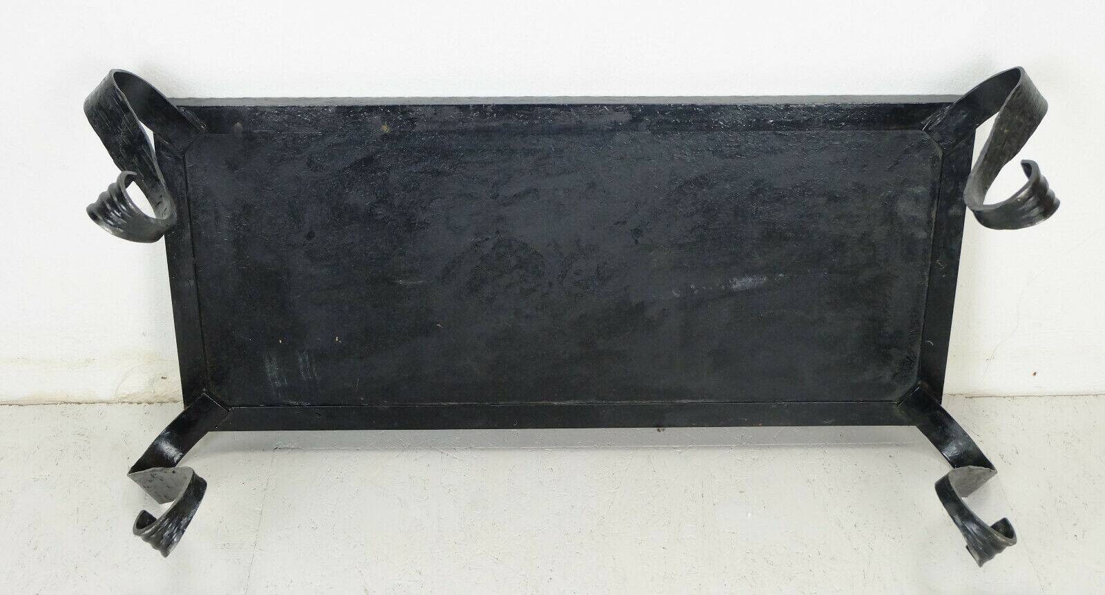 1960s side table mid century mosaic plant stand with wrought iron frame