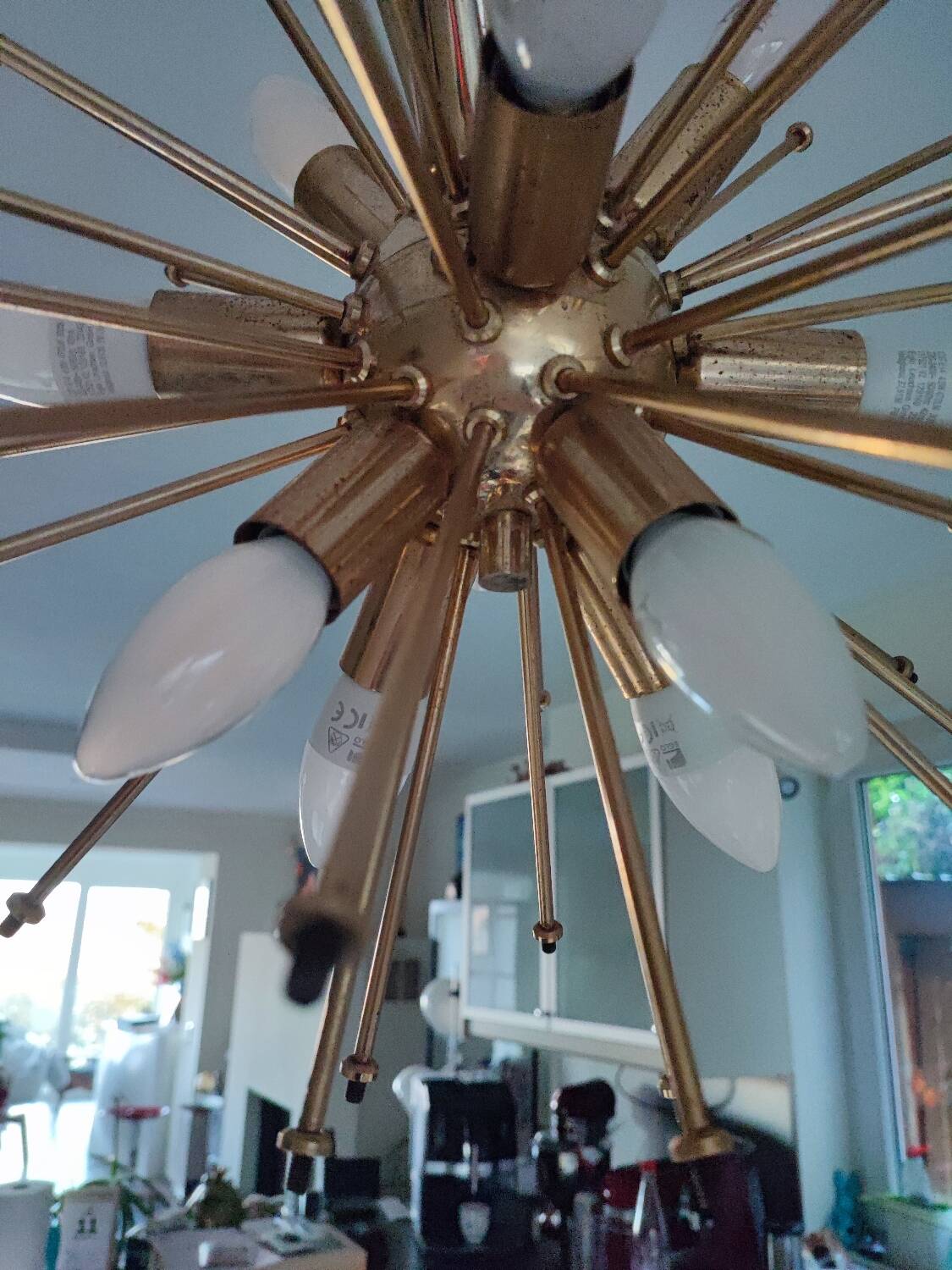 Val Saint Lambert crystal chandelier