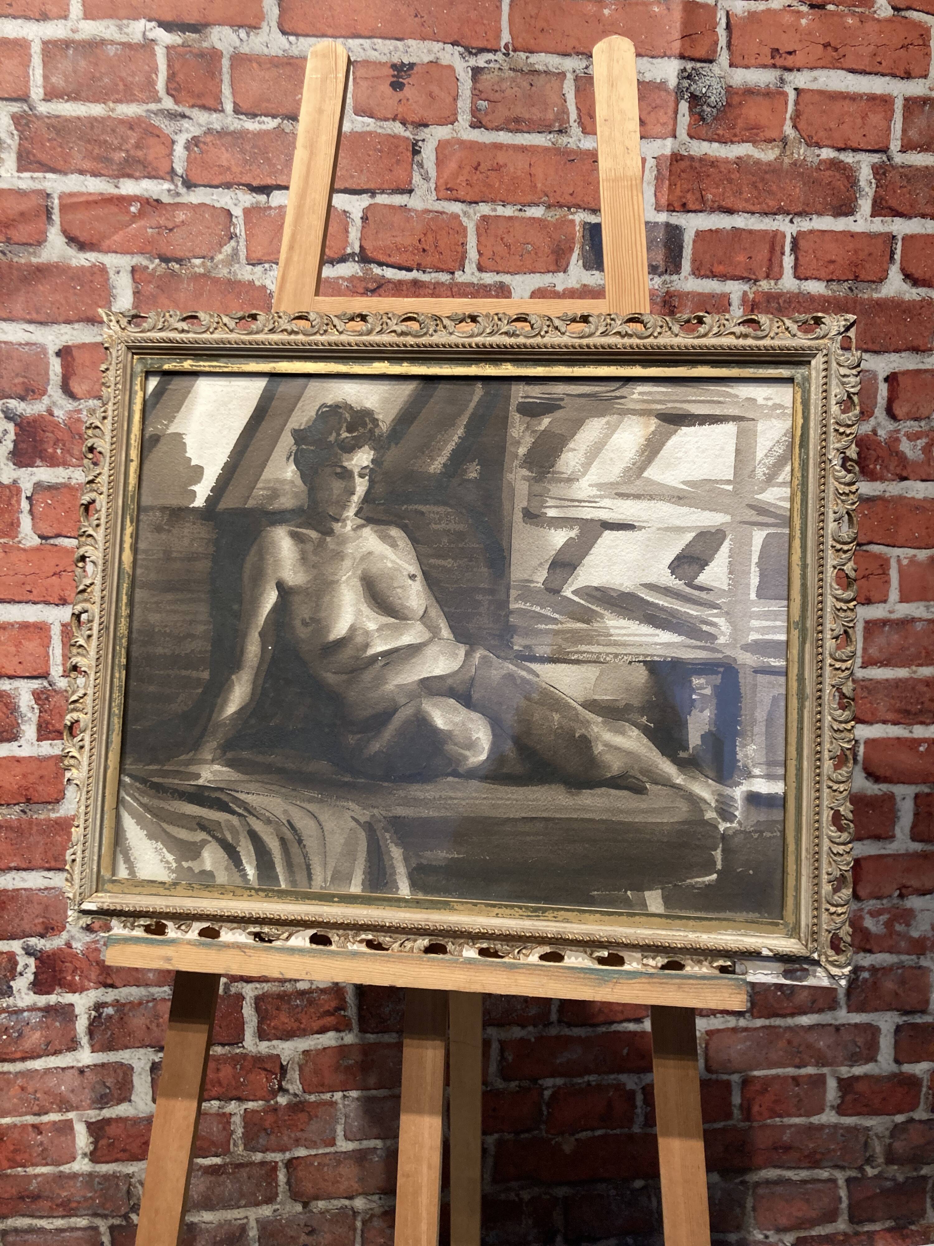 Framed drawing
