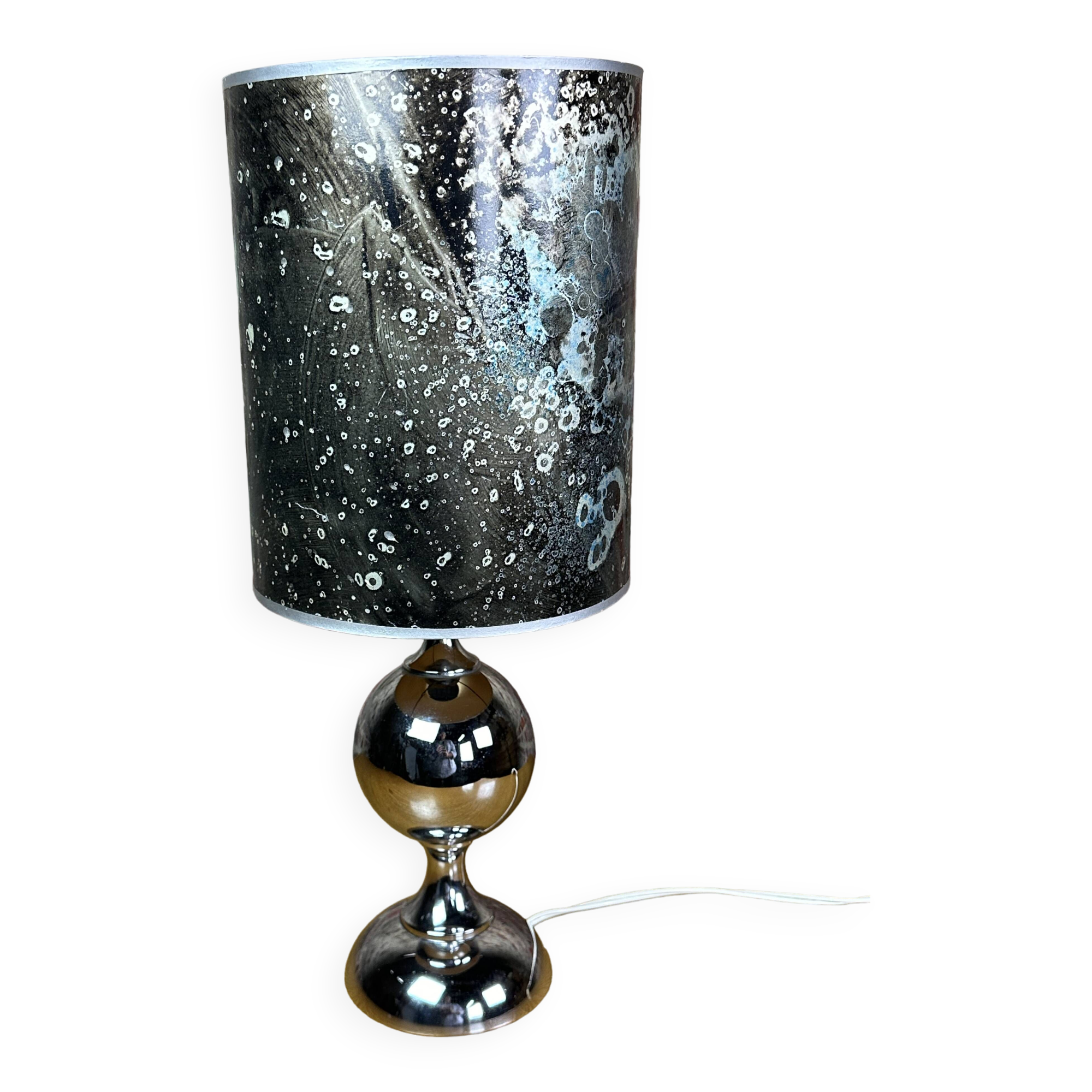 Vintage 70'S chrome metal lamp