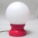 Red ball lamp from the 1960s