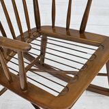 1960-70s, Danish design by Farstrup Stolefabrik, reupholstered rocking chair.