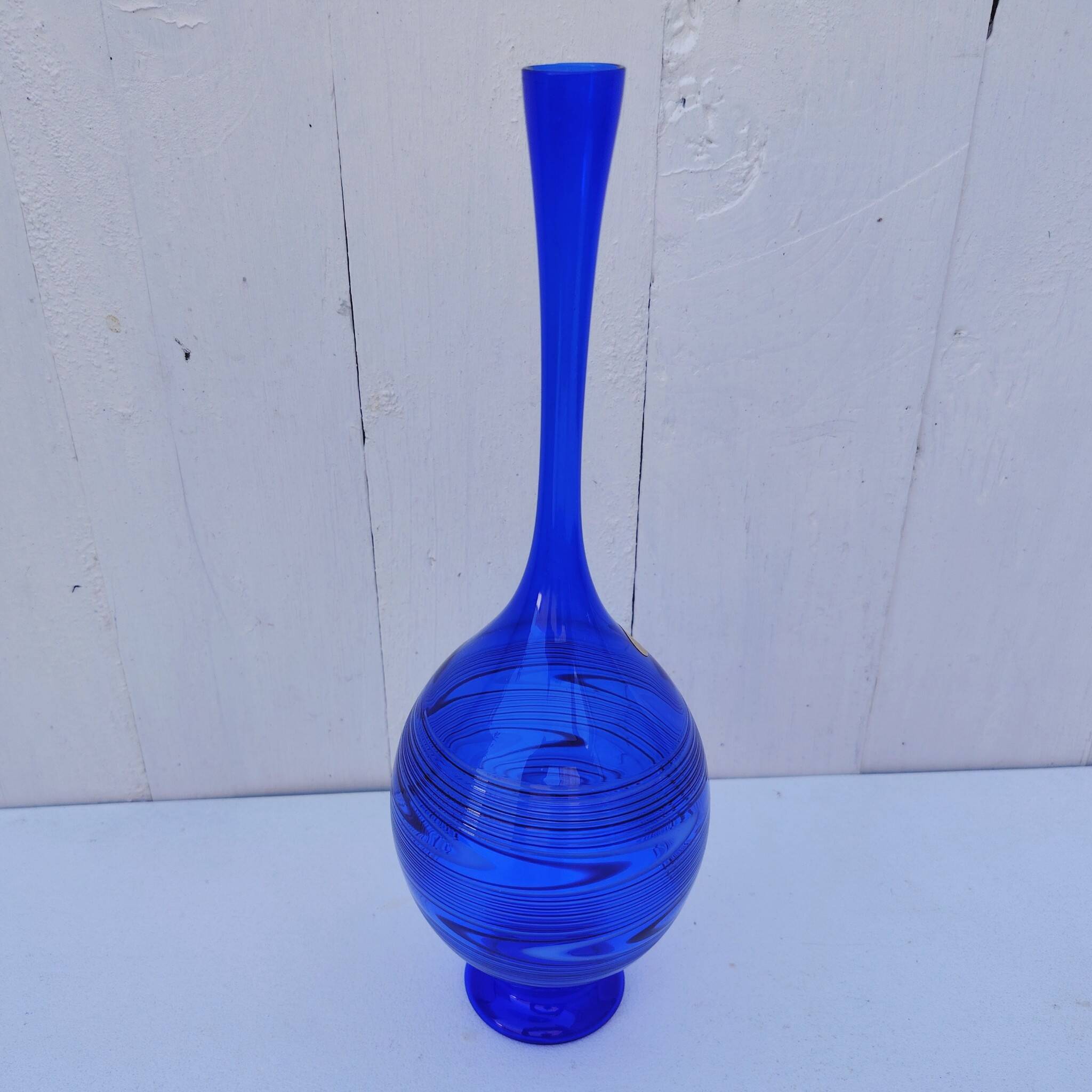 Light glass vase, Lauscha glassware, design