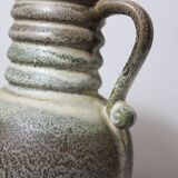 West germany blue green vintage carafe vase