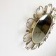 Vintage brass sunburst mirror 46cm
