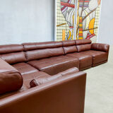 Vintage design modular leather sofa Cor
