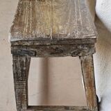 Old burmese teak bench