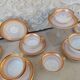 8 tasses café porcelaine Limoges Ahrenfeldt belle dorure