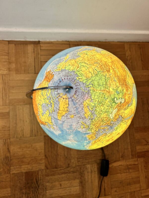 Globe terrestre Duplex années 50