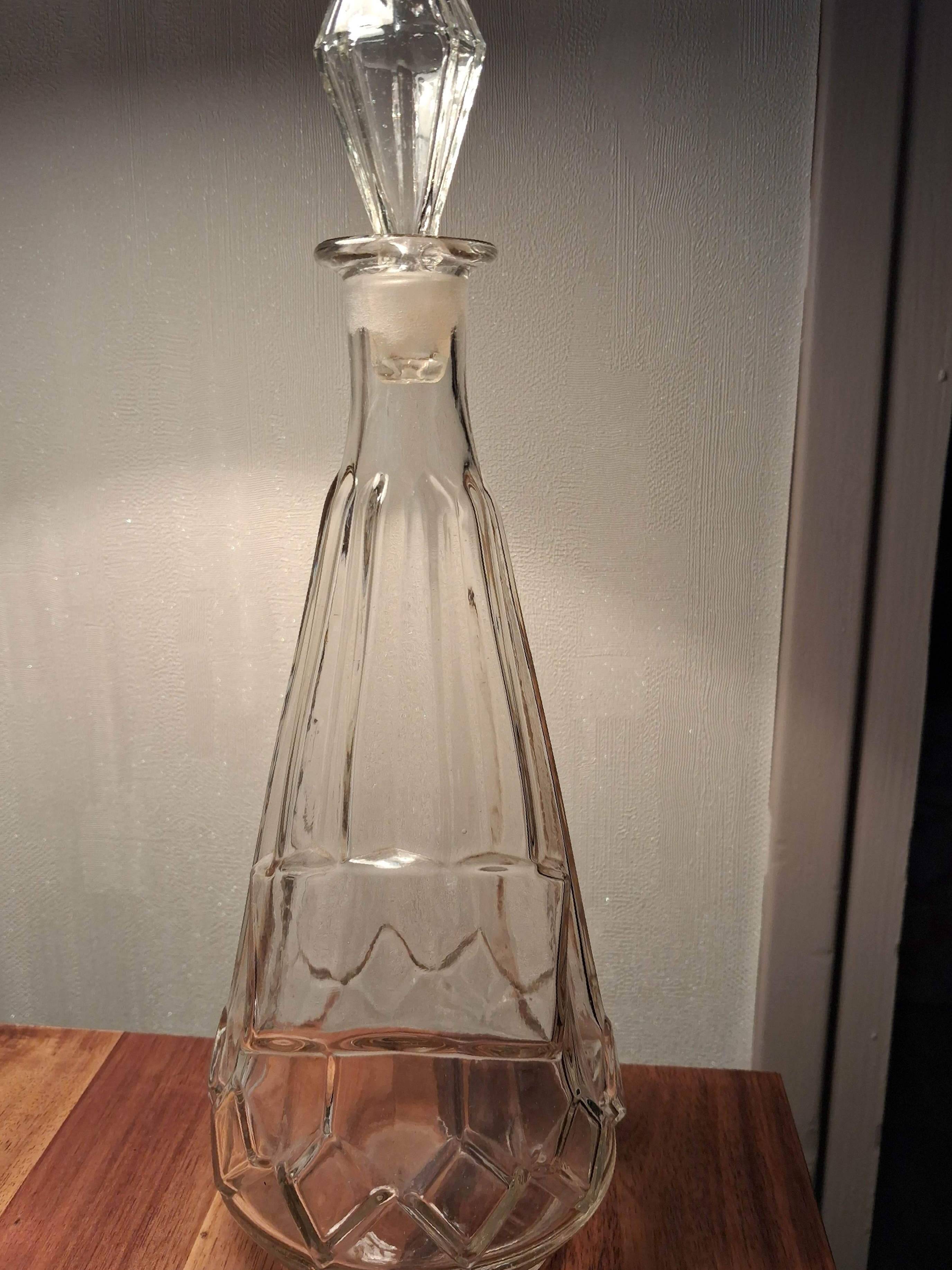 Antique carafe for decanting wine