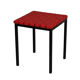 1970s Metal and Vinyl Stool by Asko, Finland