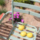 Paire de fauteuils de jardin vintage