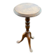 Solid wood tripod side table