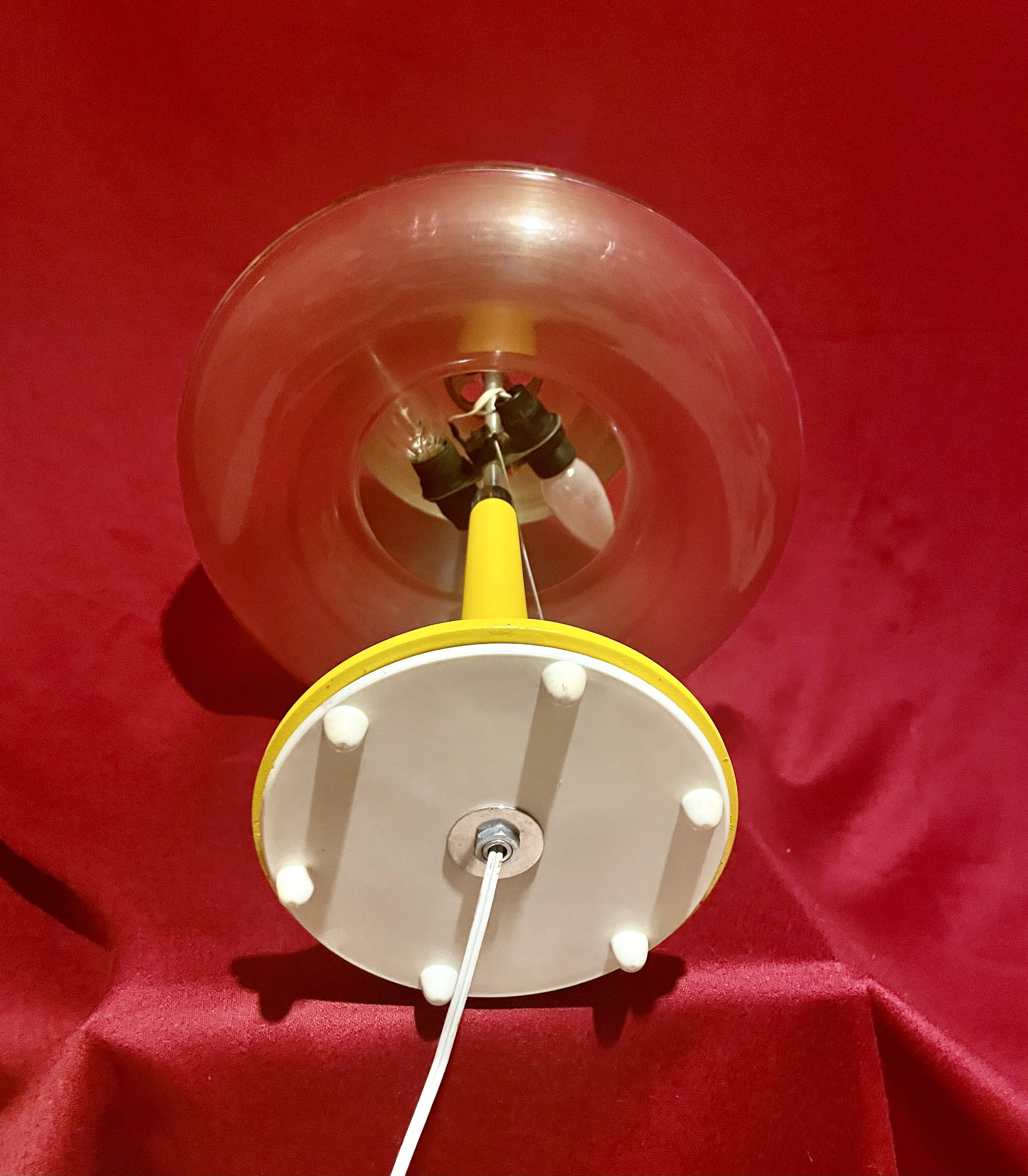 Vintage "Guzzini" mushroom lamp, Italian made, 1960s/1970s