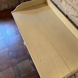 Meuble ancien coiffeuse patiné