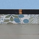 Formica blue & chrome stool 1960