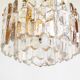 Murano glass and brass 'Palazzo' chandelier by Kalmar