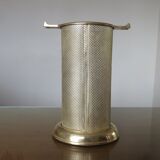 Servant, bronze modernist fireplace set