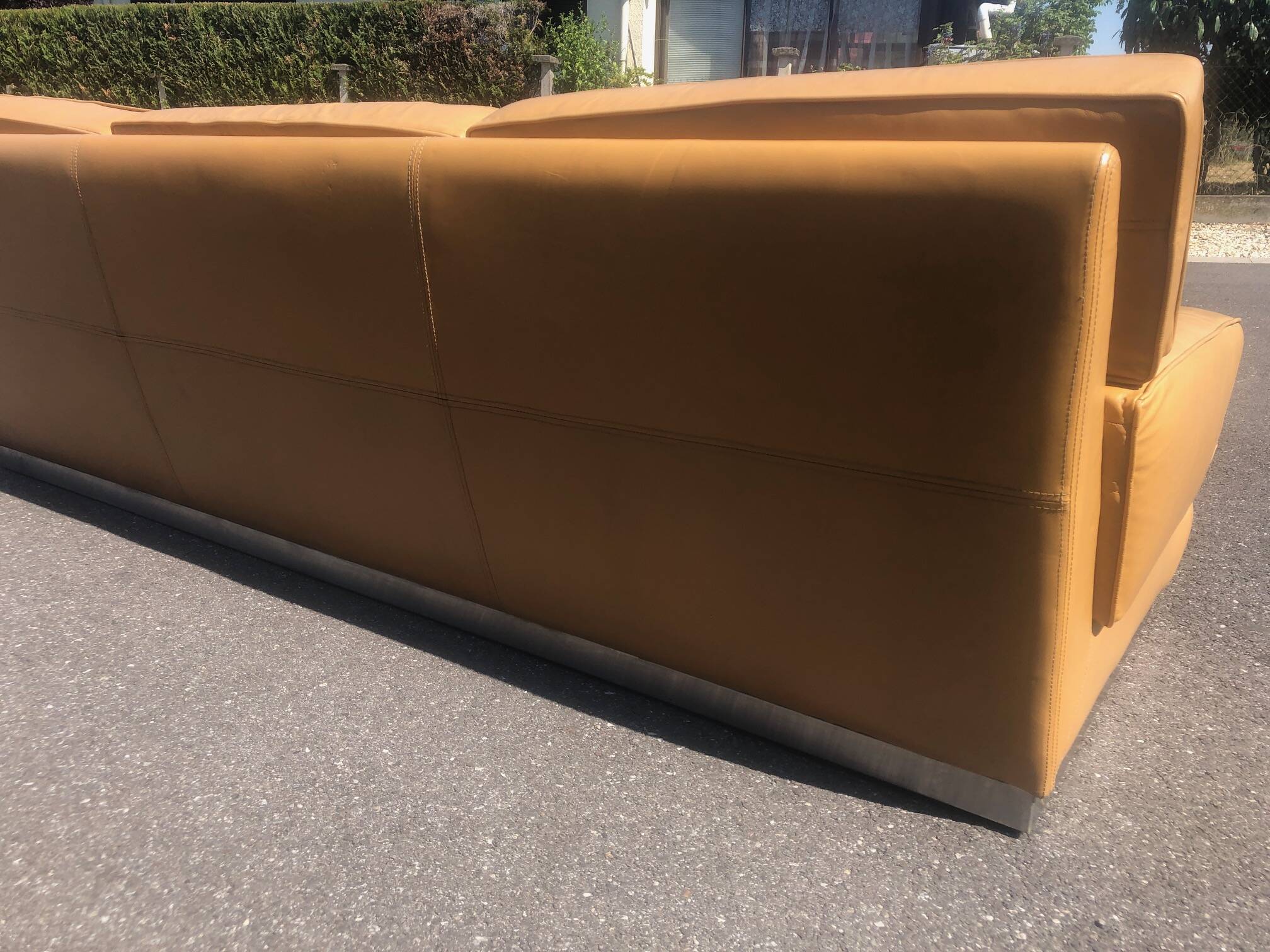 Roche Bobois leather sofa 1970