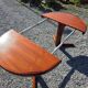 Baumann extendable table in teak from the 1960s.