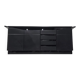 Post-Modern High-Gloss Black Sideboard – A Statement in Design