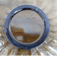 Plat en verre fumé