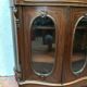 Vitrine galbée Louis Philippe en acajou XIX siècle