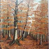 Tableau - paysage forestier