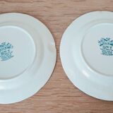 2 decorative plates in English porcelain - English Style