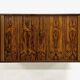 Rosewood Tambour Door Cabinet By Kai Kristiansen For Feldballes