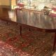 Extensible Louis XVI dining table in period Directoire mahogany.