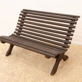 Vintage Garden bench, 1980s, Czechoslovakia