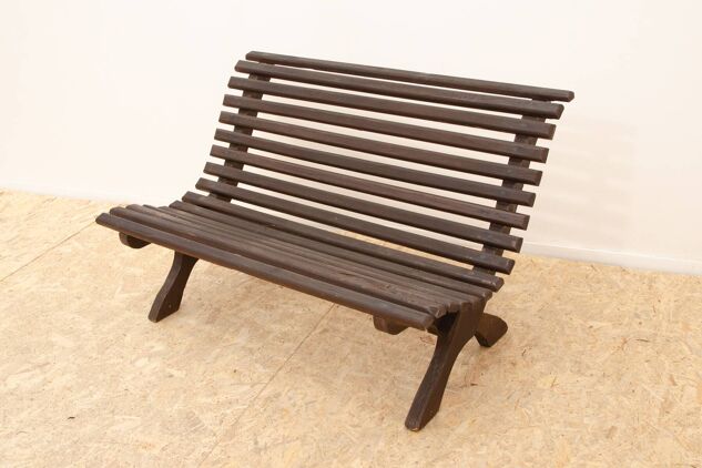 Vintage Garden bench, 1980s, Czechoslovakia
