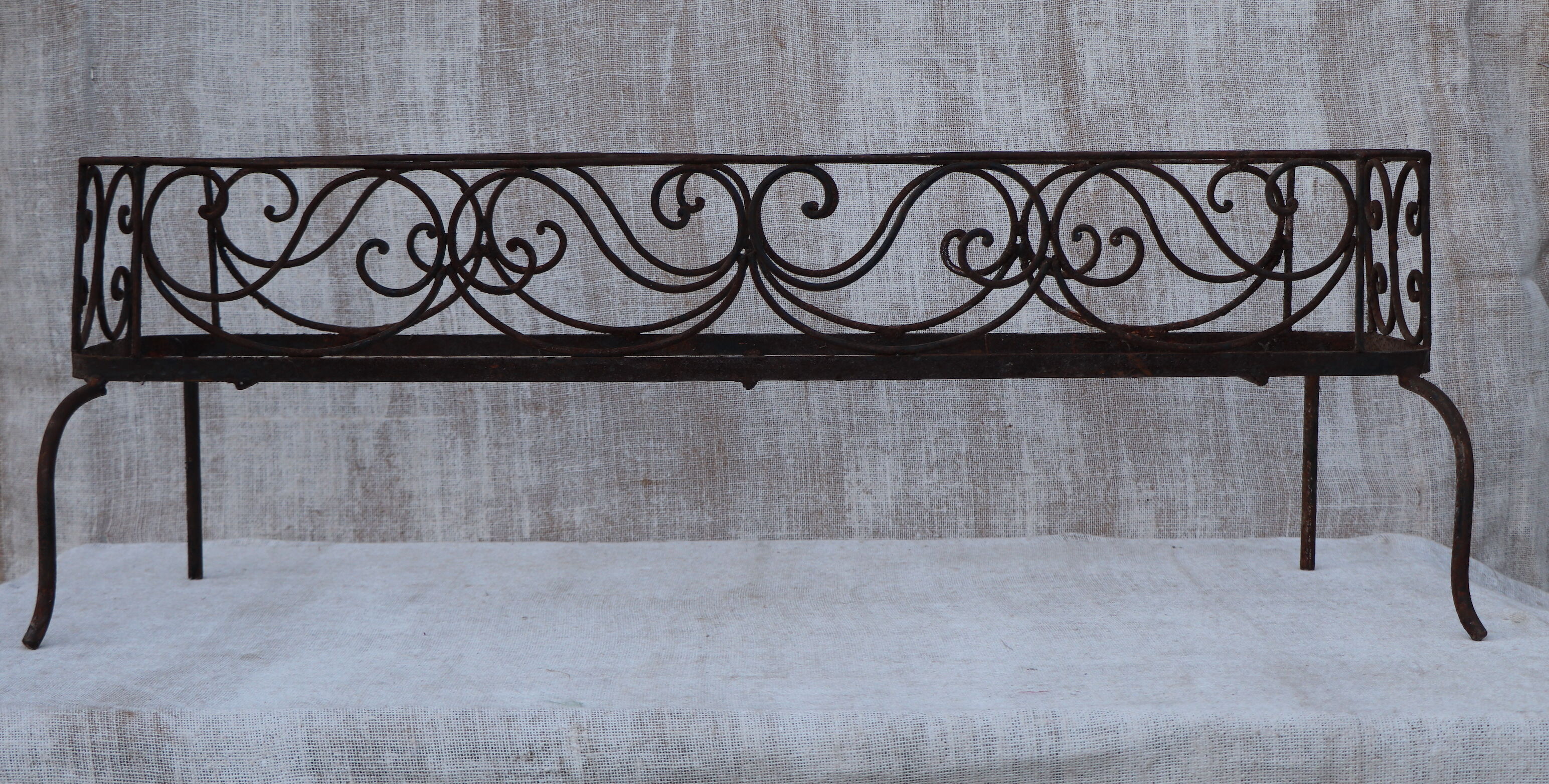Wrought iron planter 1900