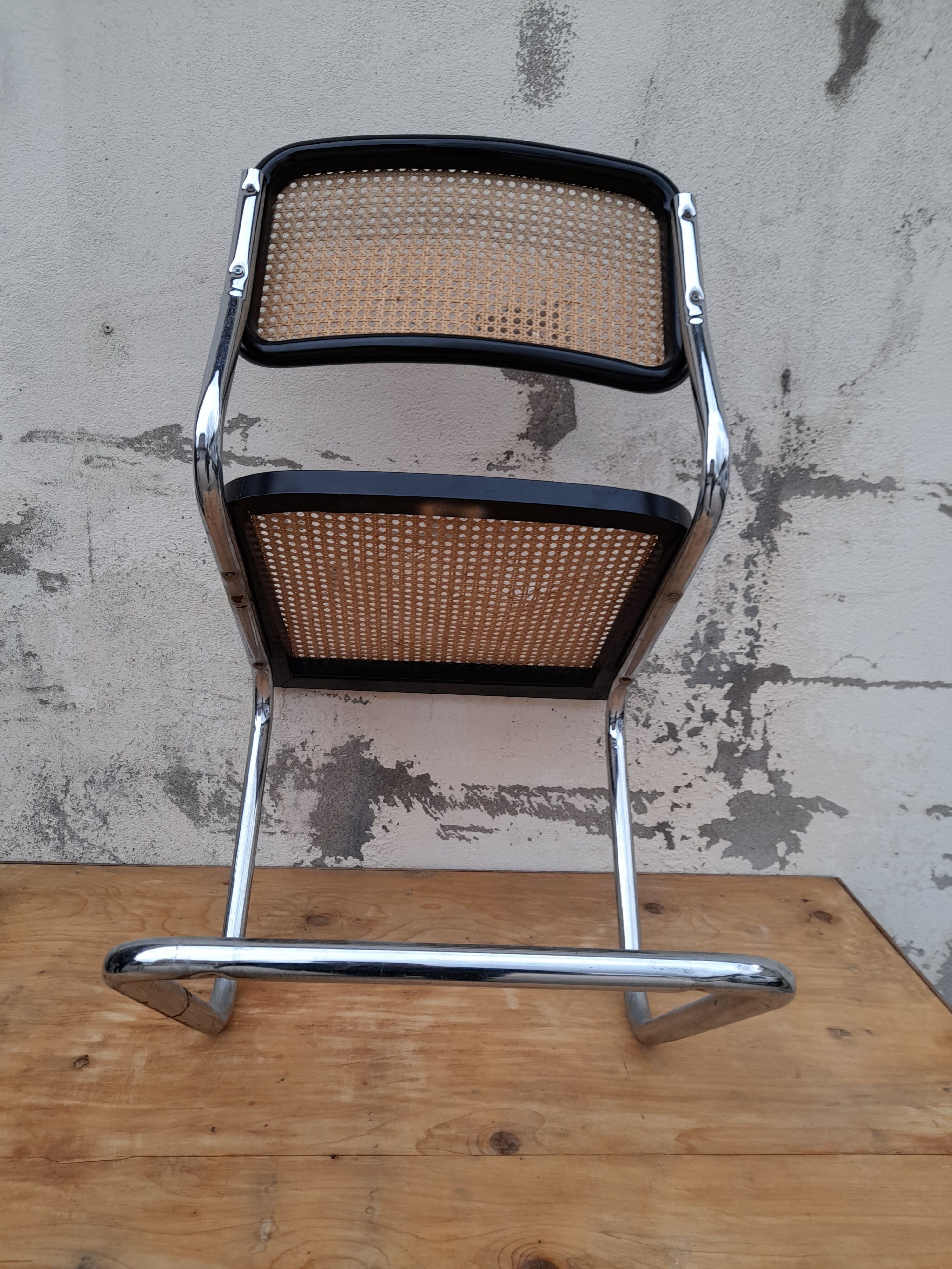 Chaise Marcel Breuer b32 signé Italy