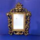 Small Rococo Baroque style mirror by Roberta Wood vintage 50/60