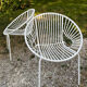 Paire de fauteuils de jardin vintage
