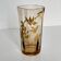 Crystal Vase | Gilded Branch and Bird Decor | Late 19th Century