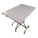 Table de cuisine pliable en formica gris et blanc