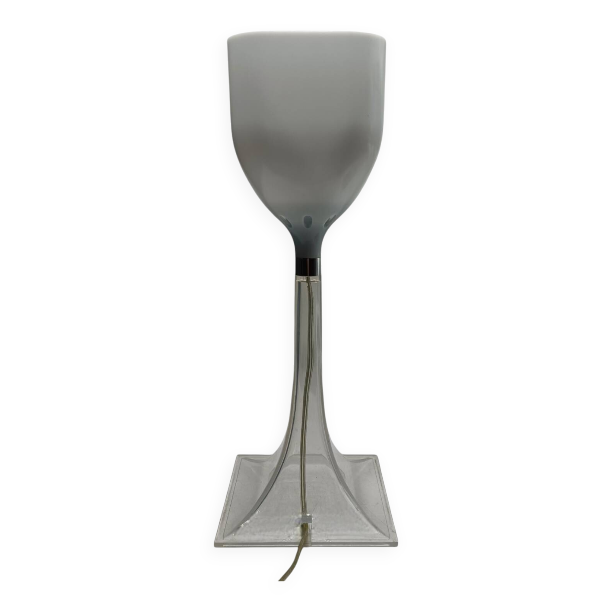 Vintage Plexiglas lamp - minimalist design 80's