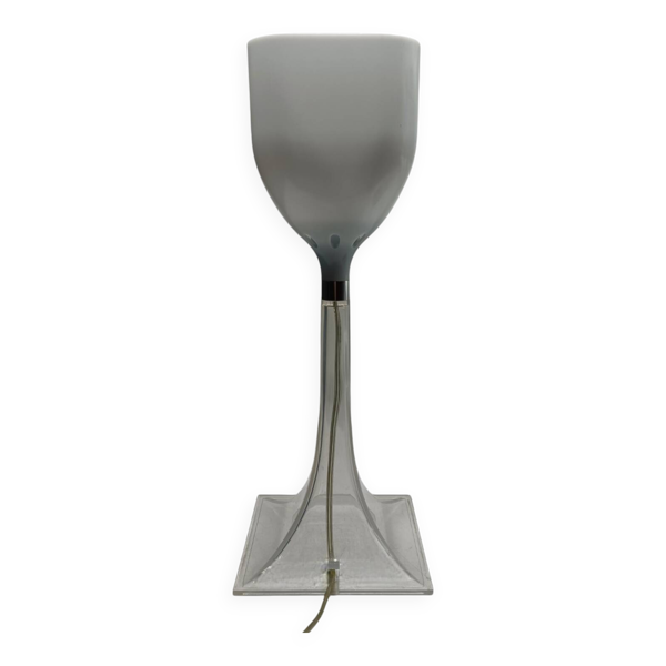 Lampe vintage en plexiglas - design minimaliste années 80