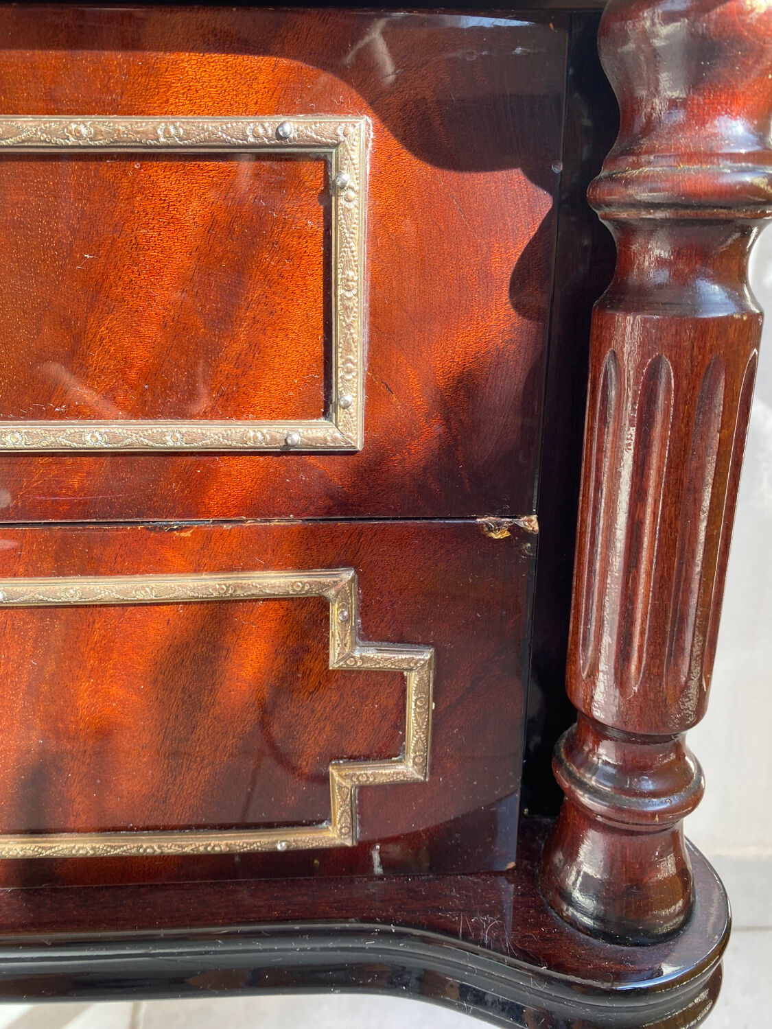 Pair of Louis XVI bedside tables